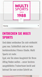 Mobile Screenshot of multisports.de